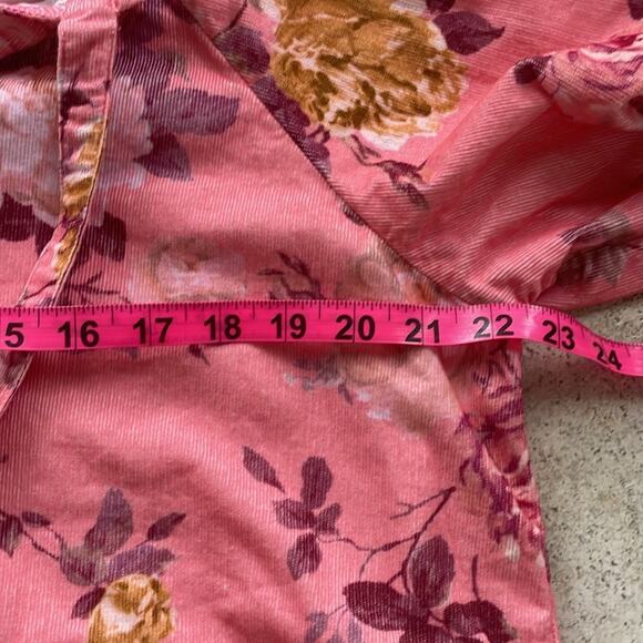 LOVESHACKFANCY Willow Corduroy Top In Charlestown Pink - Picture 14 of 16